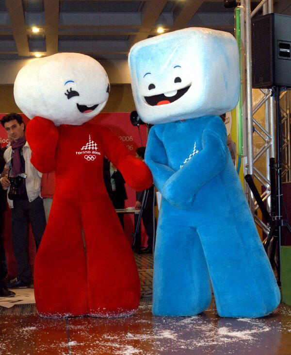 2006年意大利都灵冬奥会吉祥物。 - 俄罗斯卫星通讯社