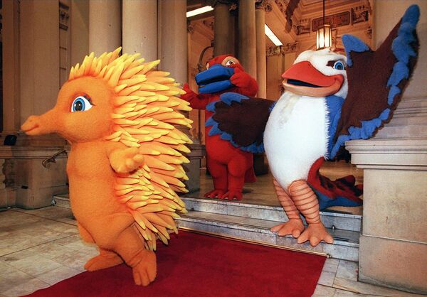 2000年悉尼奥运会吉祥物。 - 俄罗斯卫星通讯社