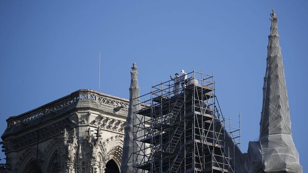 Реконструкция собора Парижской Богоматери  - 俄罗斯卫星通讯社