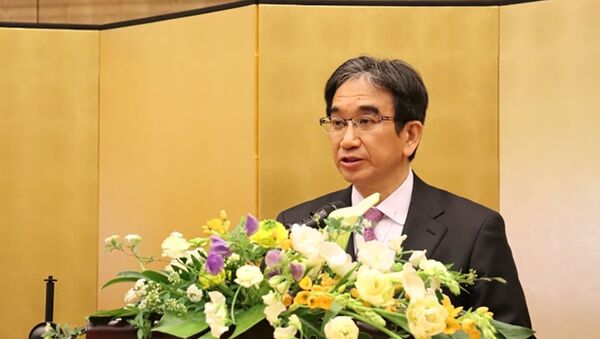 Посол Японии в КНР Хидэо Таруми Hideo Tarumi - 俄羅斯衛星通訊社