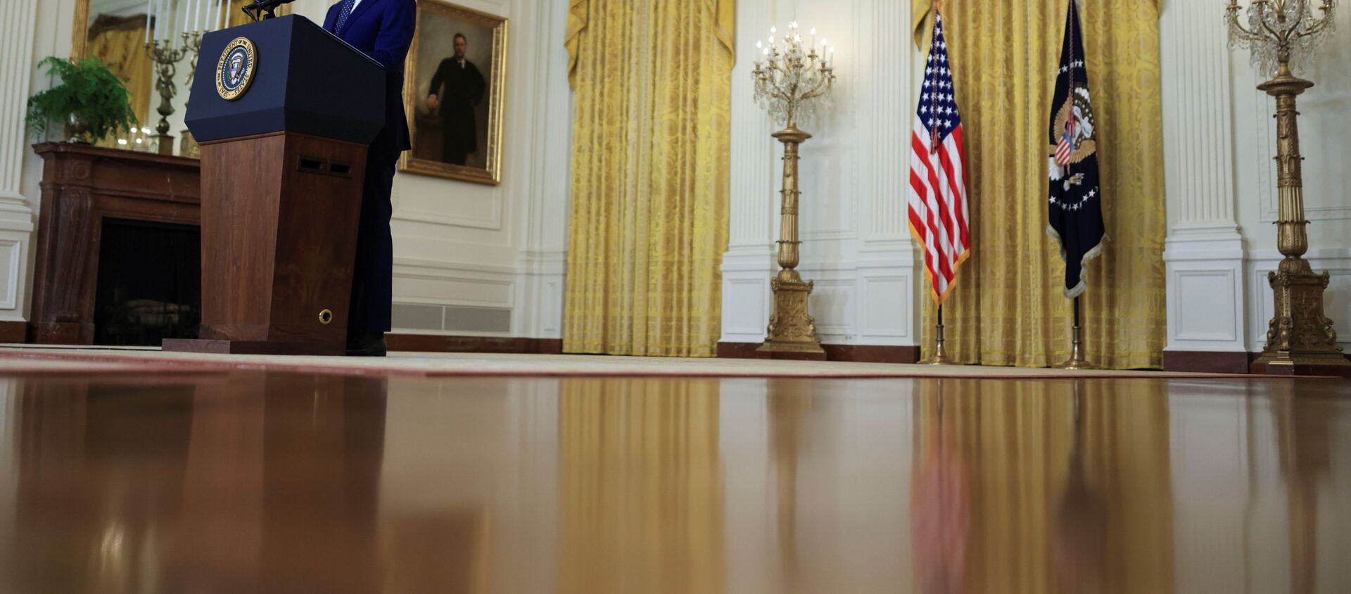Президент США Джо Байден выступает с речью о России в Восточном зале Белого дома в Вашингтоне, США - 俄羅斯衛星通訊社, 1920, 27.04.2021
