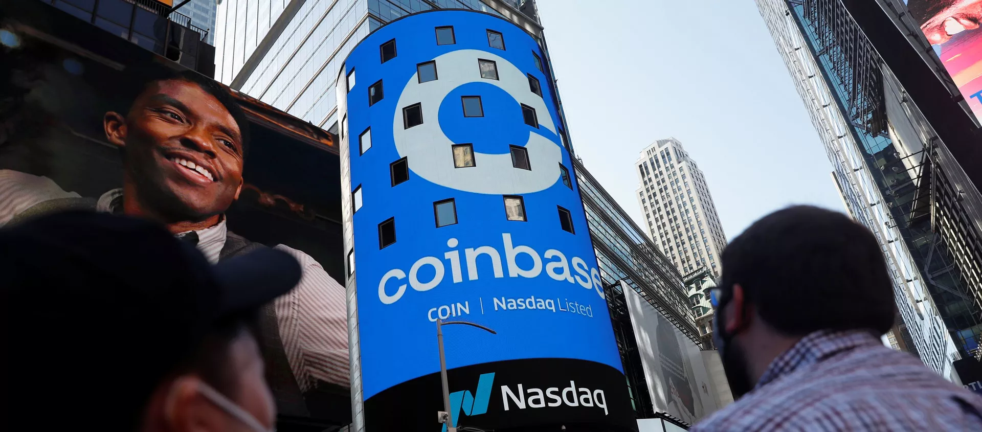 Логотип Американской криптовалютной биржи Coinbase Global Inc - 俄羅斯衛星通訊社, 1920, 19.04.2021