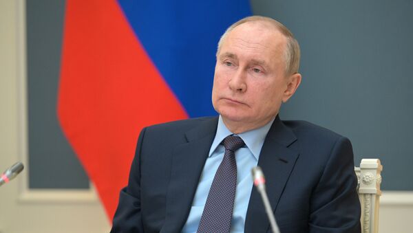 Президент РФ Владимир Путин - 俄罗斯卫星通讯社