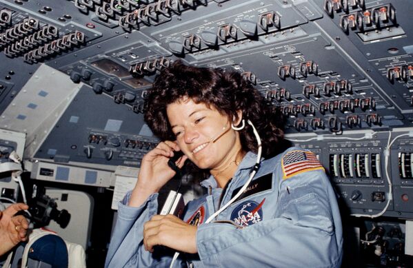 美国首位进入太空的女航天员萨莉·赖德。 - 俄罗斯卫星通讯社