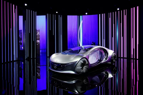 上海國際車展上的奔馳Vision AVTR概念車。 - 俄羅斯衛星通訊社