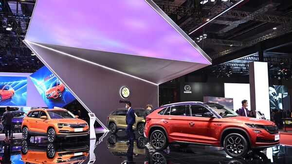 Автомобили Skoda на 19-й международной автомобильной выставке в Шанхае - 俄羅斯衛星通訊社