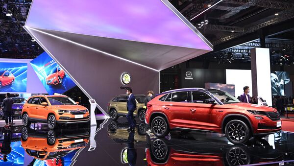Автомобили Skoda на 19-й международной автомобильной выставке в Шанхае - 俄罗斯卫星通讯社
