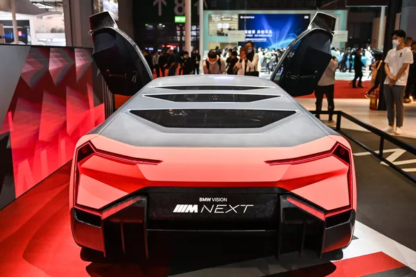 上海國際車展上的BMW Vision Next概念車。 上海國際車展上的BMW Vision Next概念車。 - 俄羅斯衛星通訊社