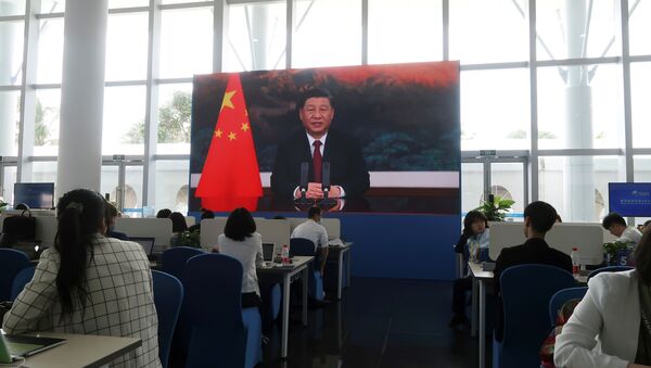 Си Цзиньпин во время открытия Боаоского Азиатского Форума - 俄罗斯卫星通讯社