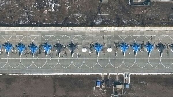 Фото боевой авиации в Крыму, сделанное космическим спутником MAXAR - 俄罗斯卫星通讯社