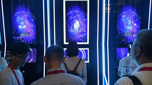 Посетители на международной конференции по искусственному интеллекту. Шанхай - 俄羅斯衛星通訊社