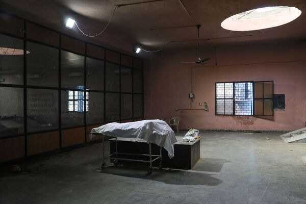 新德里市火葬场停尸房。 - 俄罗斯卫星通讯社
