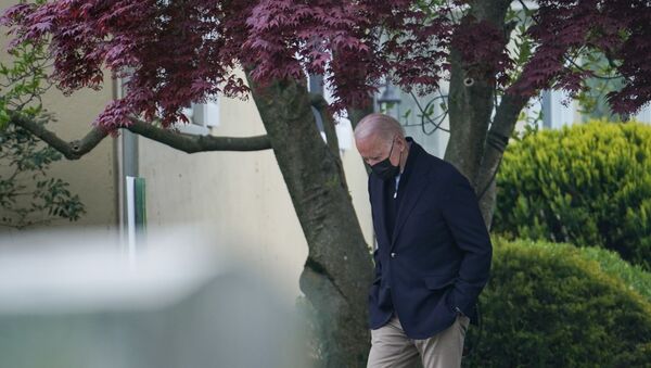 Президент США Джо Байден после богослужения  - 俄羅斯衛星通訊社