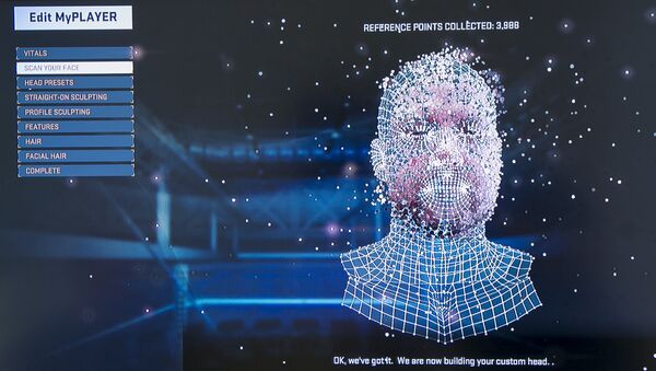 Лицо человека в 3D - 俄罗斯卫星通讯社
