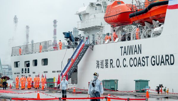 Тайвань спустил на воду флагманское судно береговой охраны Chiayi. 29 апреля 2021 - 俄罗斯卫星通讯社