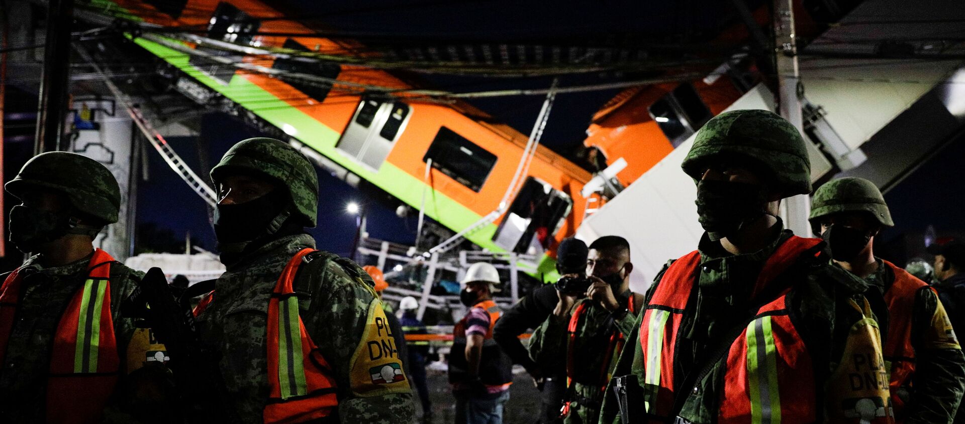 Mexico City rail overpass collapses - 俄羅斯衛星通訊社, 1920, 04.05.2021