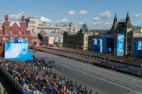 勝利日閱兵總彩排在莫斯科舉行。 - 俄羅斯衛星通訊社