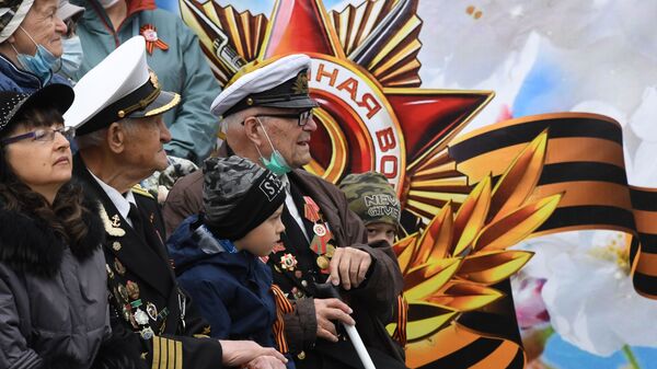 符拉迪沃斯托克举行纪念伟大卫国战争胜利78周年阅兵 - 俄罗斯卫星通讯社