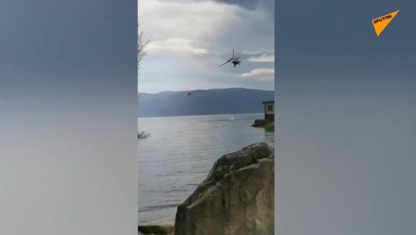 一灭火直升机坠入洱海 - 俄罗斯卫星通讯社
