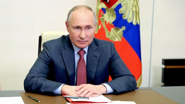 普京与俄罗斯国家安全会议成员讨论培训确保信息安全人员的问题 - 俄罗斯卫星通讯社