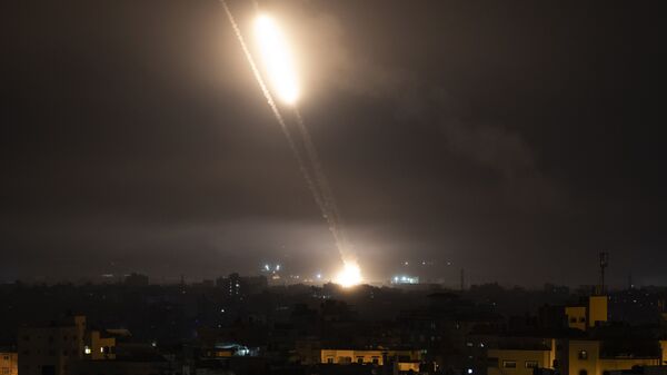 以色列炮擊加沙 資料圖 - 俄羅斯衛星通訊社