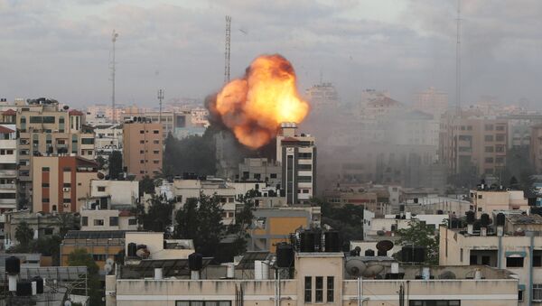 以色列軍方：以軍發動空中打擊 目標是九座火箭彈發射裝置 - 俄羅斯衛星通訊社