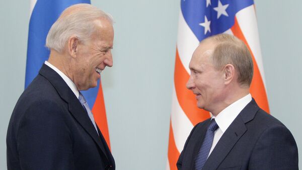 Встреча Владимира Путина и Джо Байдена в Москве - 俄罗斯卫星通讯社