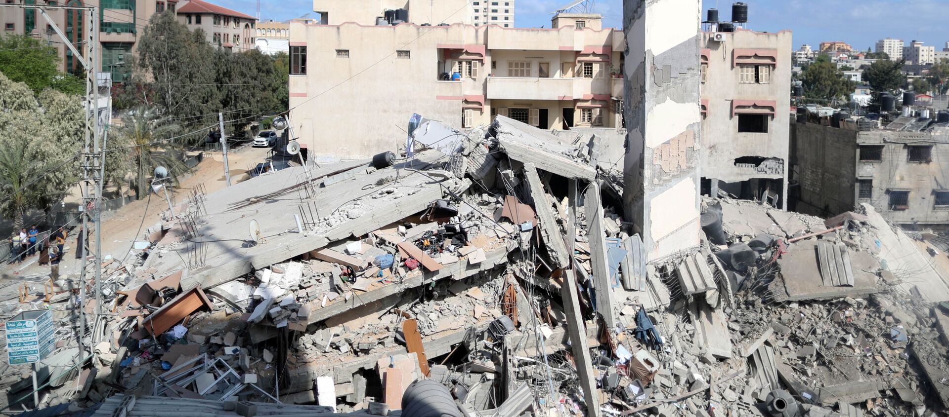 Здания, разрушенные в результате авиаудара Израиля по сектору Газа - 俄羅斯衛星通訊社, 1920, 21.05.2021