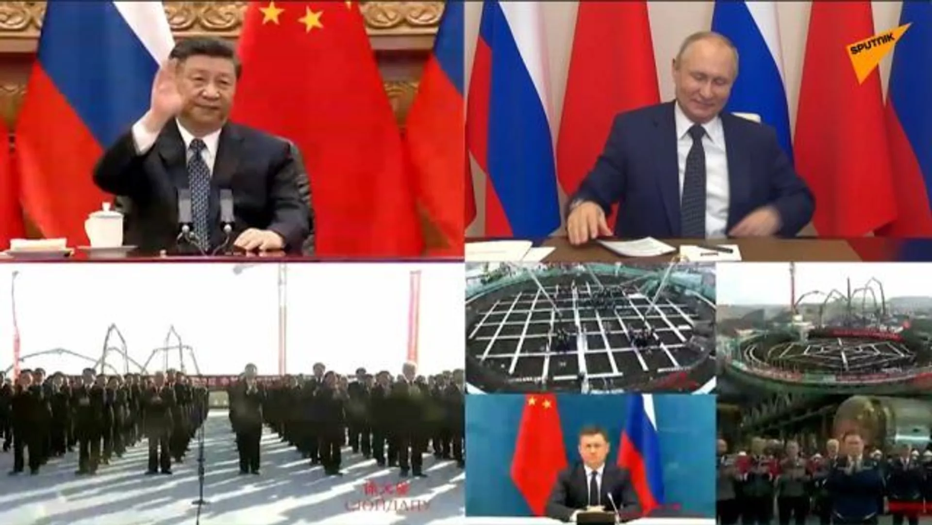 普京和習近平在中國啓動了新核能項目的建設 - 俄羅斯衛星通訊社, 1920, 19.05.2021