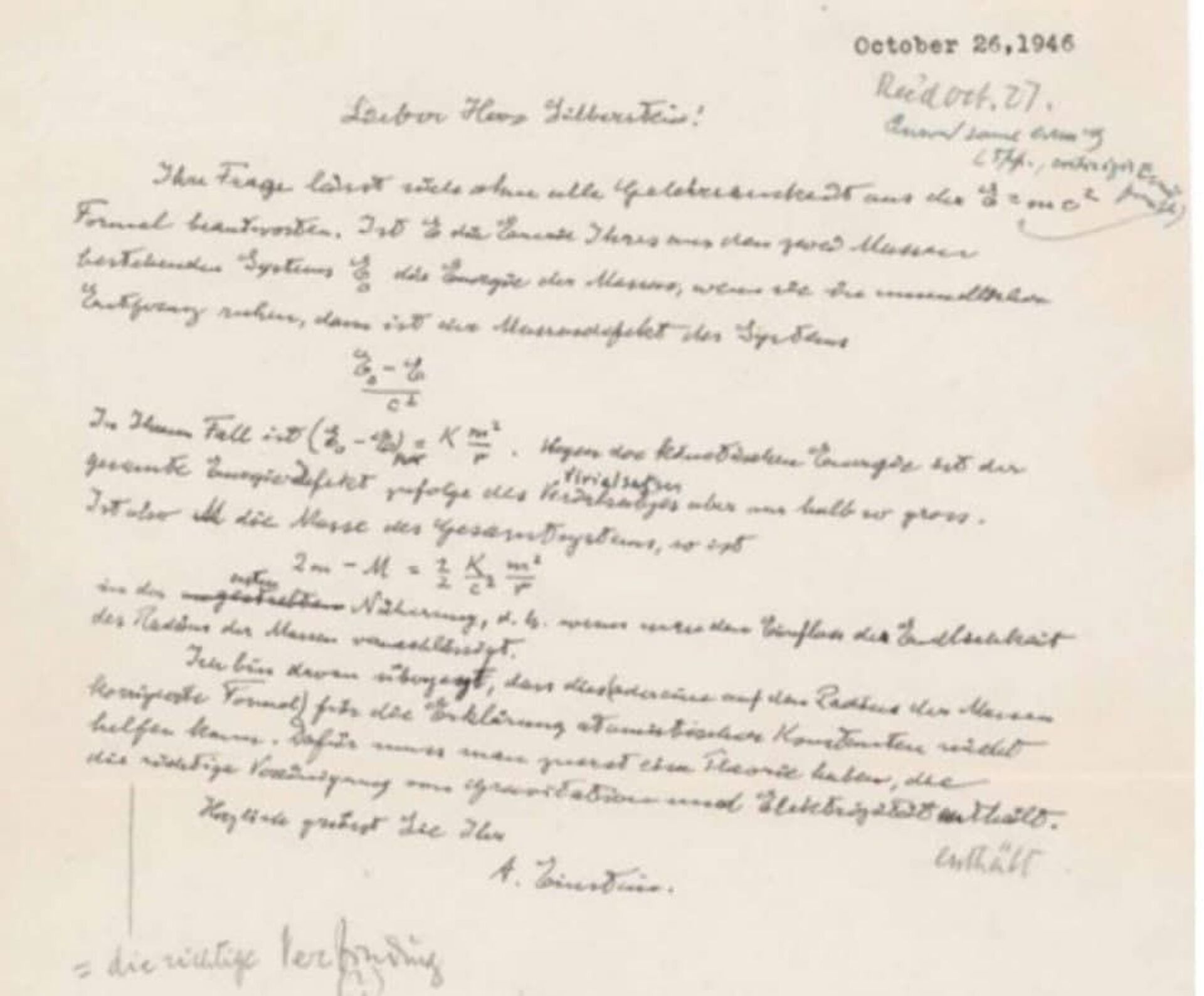 帶有E=mc^2公式的愛因斯坦親筆信拍賣在美國落錘 - 俄羅斯衛星通訊社, 1920, 22.05.2021