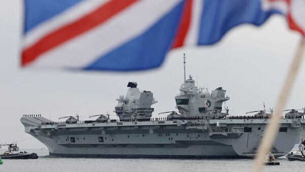 英國“伊麗莎白女王“號航空母艦 - 俄羅斯衛星通訊社