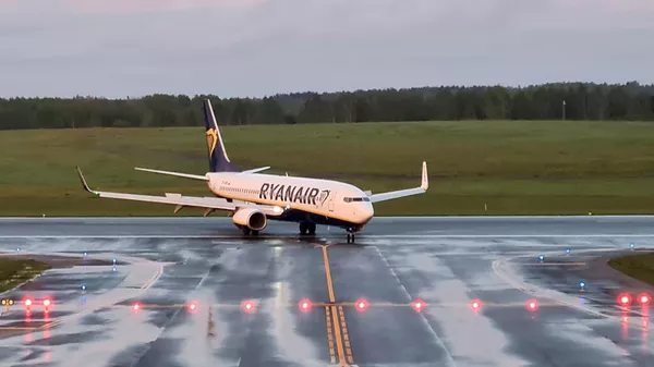 Самолет авиакомпании Ryanair в аэропорту Вильнюса - 俄羅斯衛星通訊社