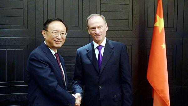 Николай Патрушев  и  Ян Цзечи - 俄羅斯衛星通訊社