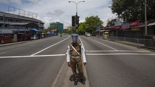 Полицейский в Коломбо  - 俄羅斯衛星通訊社