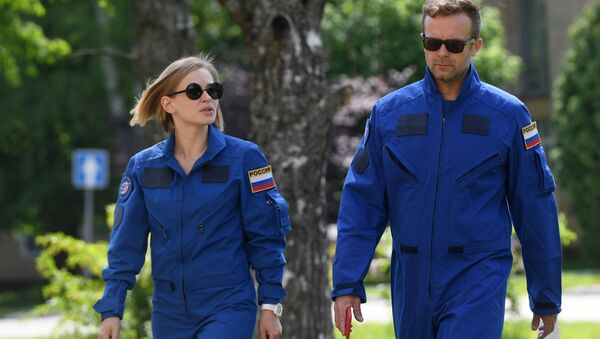 前往国际空间站进行电影拍摄的俄演员和导演将于8月首次试穿飞行服 - 俄罗斯卫星通讯社