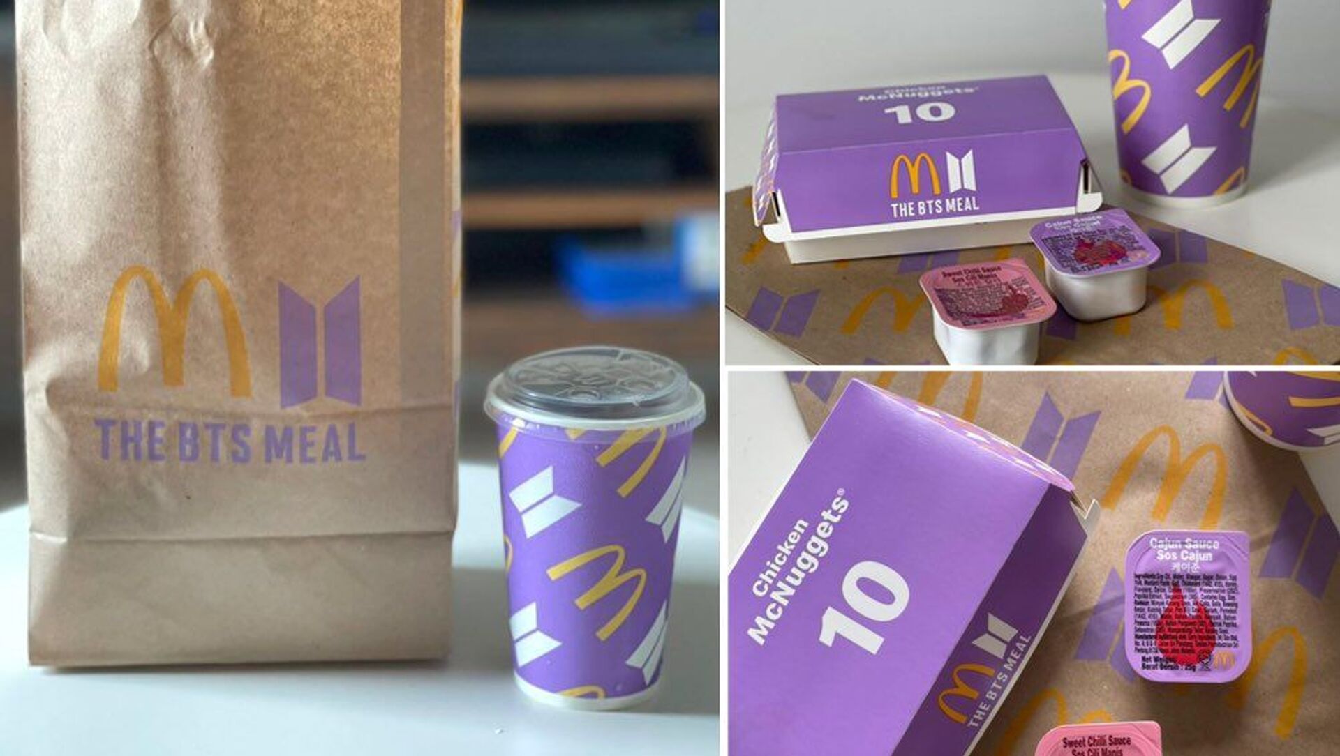 套餐中的每一份食物都有自己公司的紫色包裝 - 俄羅斯衛星通訊社, 1920, 28.05.2021