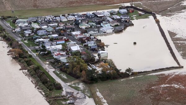 Последствия наводнения в районе Кентербери. Новая Зеландия. 1 июня 2021 - 俄罗斯卫星通讯社