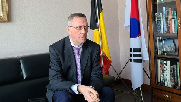 Посол Бельгии в Южной Корее Питер Лескушье - 俄羅斯衛星通訊社