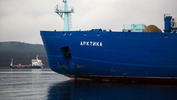 Прибытие атомного ледокола Арктика в порт Мурманска - 俄羅斯衛星通訊社