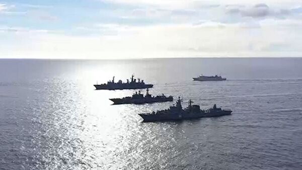 Оперативное учение разнородных сил Тихоокеанского флота в Тихом океане - 俄罗斯卫星通讯社