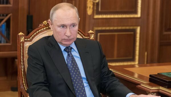 Президент России Владимир Путин - 俄罗斯卫星通讯社