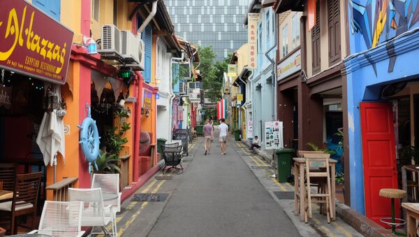 Улица Haji Lane в Сингапуре - 俄罗斯卫星通讯社