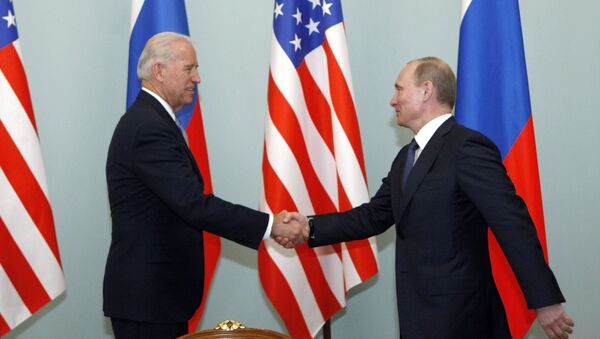 Встреча Владимира Путина с Джозефом Байденом. Архивное фото - 俄羅斯衛星通訊社