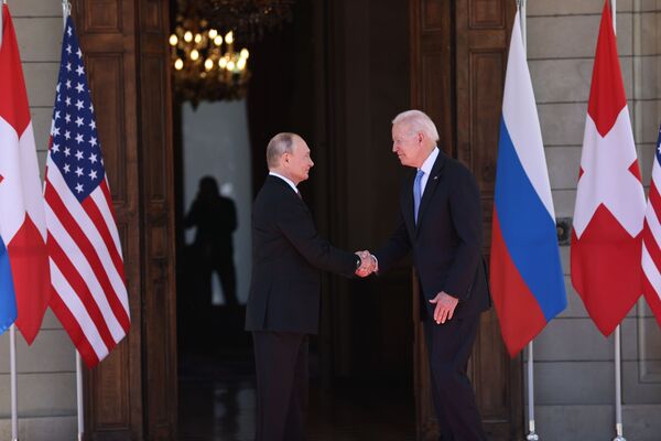 俄羅斯總統普京和美國總統拜登在日內瓦會晤 - 俄羅斯衛星通訊社