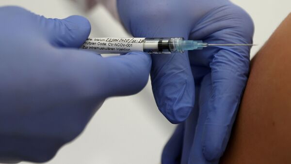 Испытание вакцины CureVac на добровольце - 俄罗斯卫星通讯社