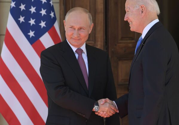俄聯邦總統普京與美國總統拜登在日內瓦會晤 - 俄羅斯衛星通訊社