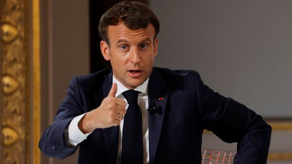 Президент Франции Эммануэль Макрон - 俄罗斯卫星通讯社