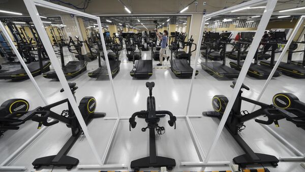 Спортивный зал в Олимпийской и Паралимпийской деревне в Токио - 俄羅斯衛星通訊社