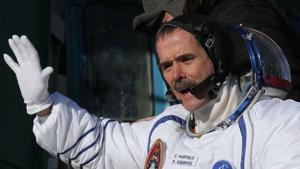 加拿大宇航员克里斯·哈德菲尔德 - 俄罗斯卫星通讯社