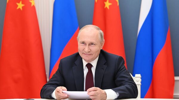 Президент РФ В. Путин провел беседу с председателем КНР Си Цзиньпином - 俄罗斯卫星通讯社
